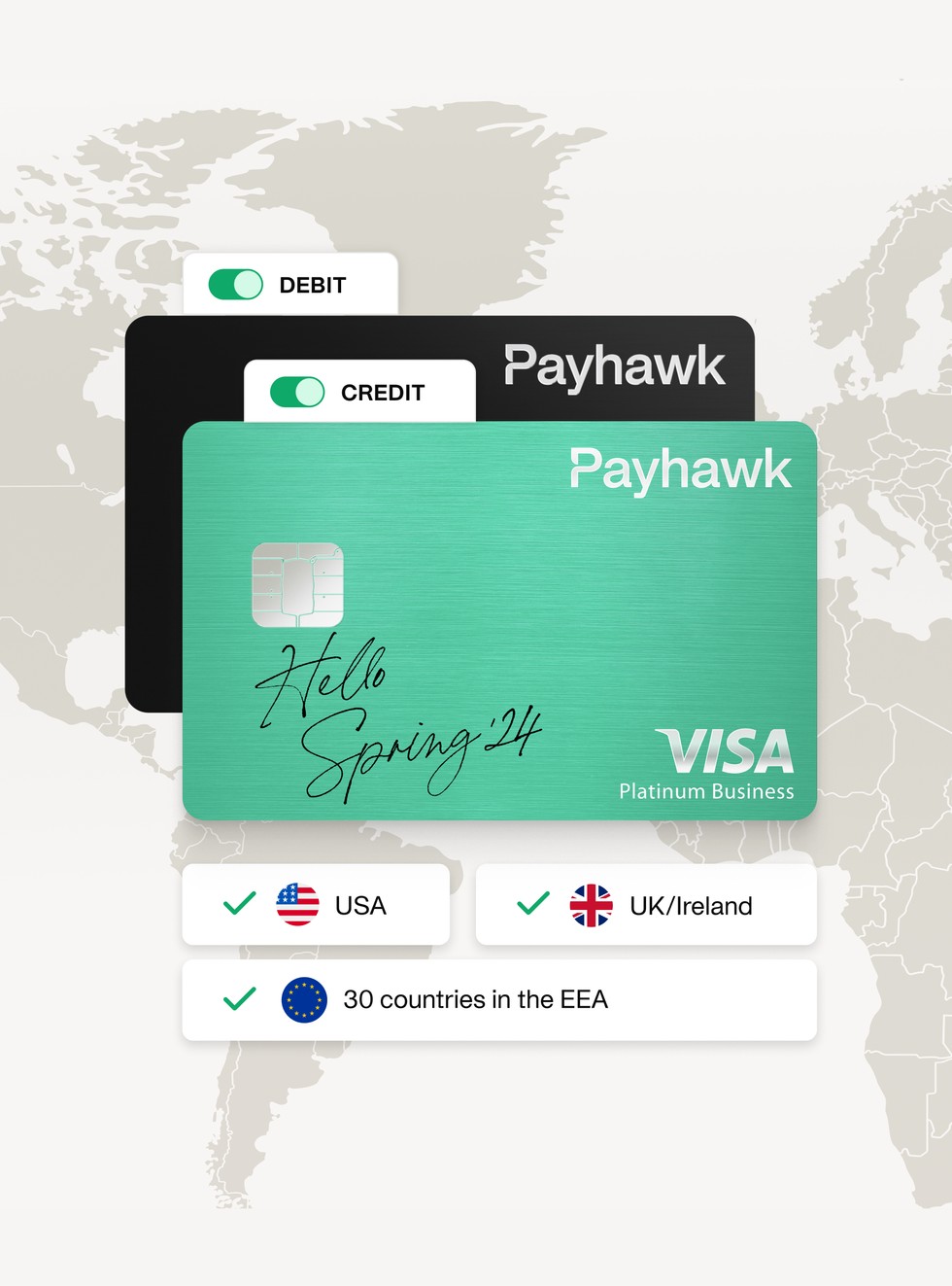 Corporate credit cards now available in the EEA